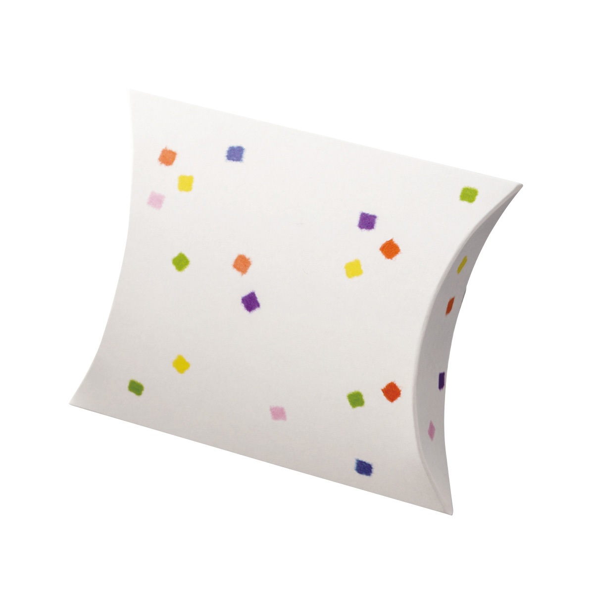 【ロゴタイプ入れ無料】100個 縦11.7cm×横14.2cm×マチ3.5珊  小箱 ミニクイック ピロー（差込有）小箱  ピローボックス 出来事 差し上げ物 和 和柄 ちぎり絵 ノベルティ お菓子箱 催し物 御菓子 一風変わった 差し上げ物 プチギフト