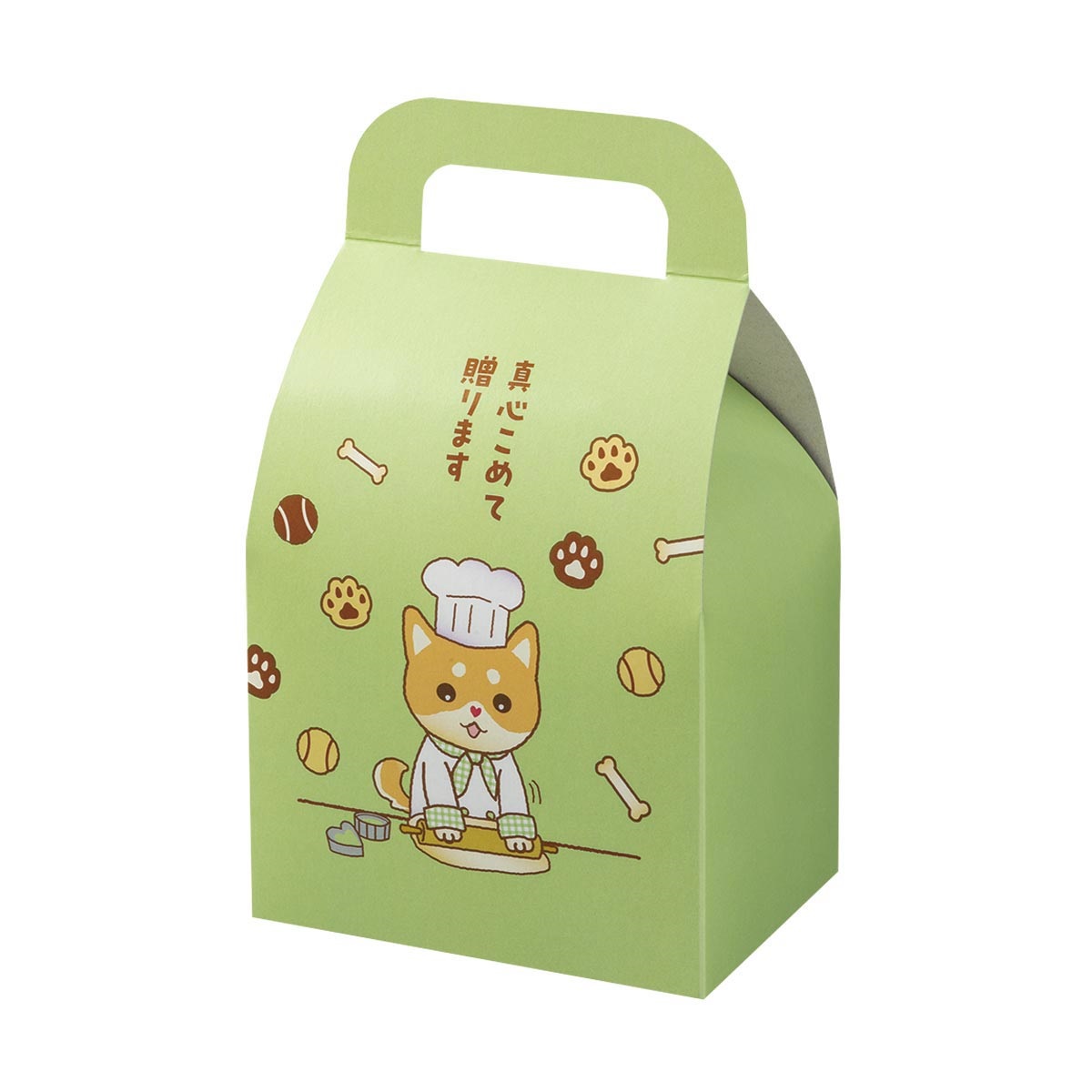 【ロゴタイプ入れ無料】100個 大いさ／縦18cm×横10.5cm×幅7.5糎 犬目論むの好いたらしい小箱 引き取り人付き添い人小箱 持ちはこびボックス席 でき事 差し上げ物 愛くるしげ 犬 愛玩動物 催し物 御菓子 事あたらしい 喫茶店 差し上げ物