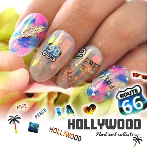 楽天市場 ネイルシール アメリカン 夕焼け La ヤシの木 海 サングラス ジェルネイル ネイル ネイル用品 ジェル シール デコ用品 貼るだけ ジェルネイルシール ネイルシール ネイルアート ネイル工房 ネイルグッズ ネイル工房