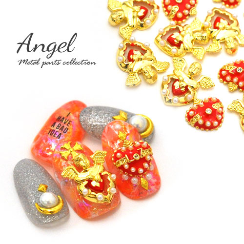 楽天市場 ネイルパーツ 天使 ハート エンジェル パーツ メタルパーツ パンク ドクロ ネイル ジェルネイル パーツ ネイル用品 デコ ネイルジュエリー ゴールド ハート ラウンド フレーム ネイルアート ネイルグッズ ジェルネイルアート メタル ジェル ネイル工房