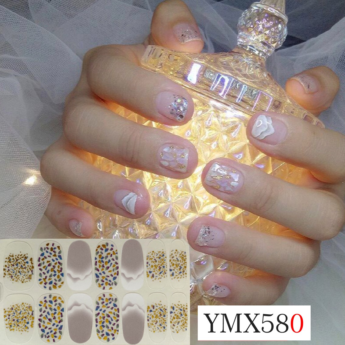 Ymx580 貼るだけ 3d Nail カラージェル シール ジェルネイル ジェルネイルカラー ステッカー セルフネイル セール チップ ネイルキット ネイルシール ネイルステッカー ネイルセット ネイルデザイン ネイルラップ ネイルラップシール 冬ネイル 夏ネイル 春ネイル 秋ネイル