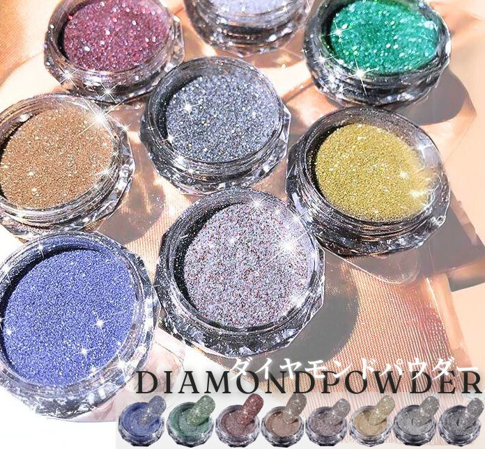 楽天市場】アクリルパウダー ジェルネイル 3Dパウダー 12色セット