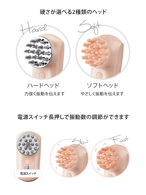 楽天市場 Toffy Beauty 振動ヘッドスパ Tb05 Vh 電動ヘッドマッサージ トフィービューティー ラドンナ 0804 お取寄せ Sib ネイルコレクション