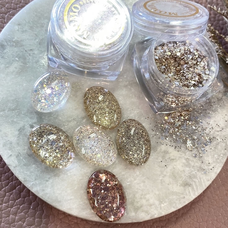 ニュアンスネイル MOMOグリッター ジェルネイル グリッター ニュアンス