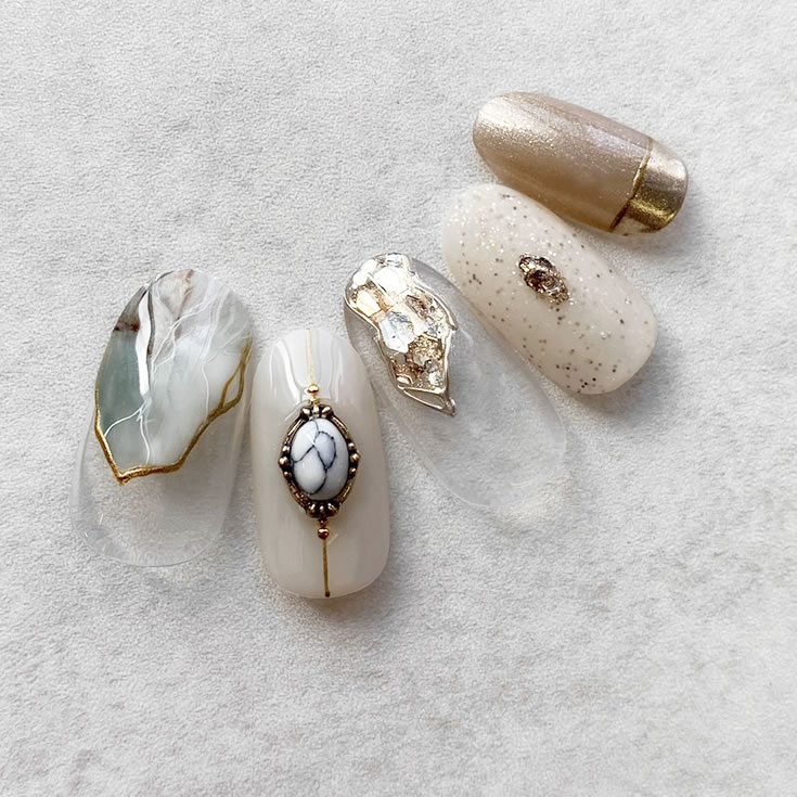 MOMOグリッター グロス 6個セット ジェルネイル グリッター (メール便