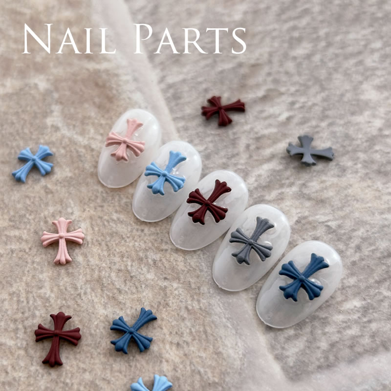 楽天市場】【 約20個入り】カラフルMIX マット ゴシックパーツ メタル