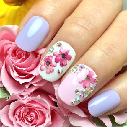 28))ネイルチップ フレンチガーリー フラワー ピンク お花ネイル ベージュ 28))ネイルチップ フレンチガーリー フラワー ピンク お花ネイル