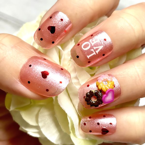 楽天市場】☆スイーツネイル☆3D立体ぷっくり ストロベリー