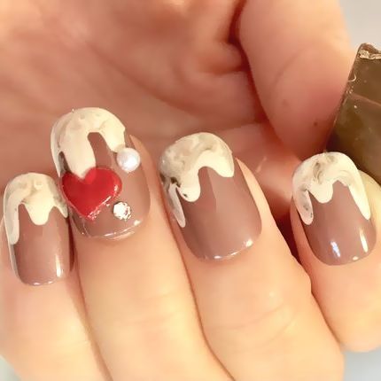 楽天市場】☆とろ〜りチョコネイル☆チョコミントアイス ショコラ