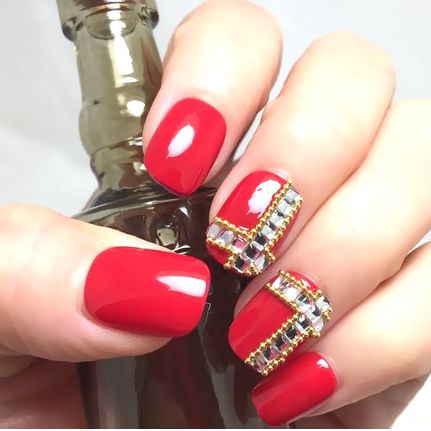 楽天市場】ポイントジュエリーリボンシャイニーレッドのワン