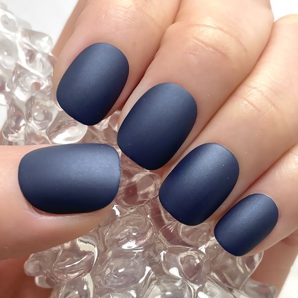 ネイルチップ 個性的 マット 青 フルオーダーネイル オーダーネイル 楽天市場】☆マットネイル/ブルー☆青 つや消し質感 ワンカラー 単色