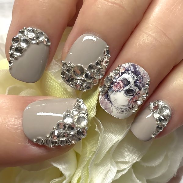 ネイルチップ ワンホン スタッズ ビジュー ラメ ネイルチップ ワンホン ビジュー スタッズ ラメ ネイルチップ ワンホン