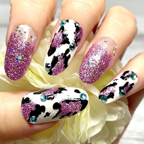 楽天市場】カラフルレオパードネイルヤシの木 椰子 パームツリー 右手