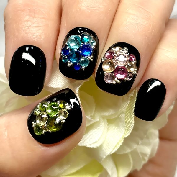 楽天市場】ネオンロックMIXブラック×蛍光イエローミックスにキラキラの