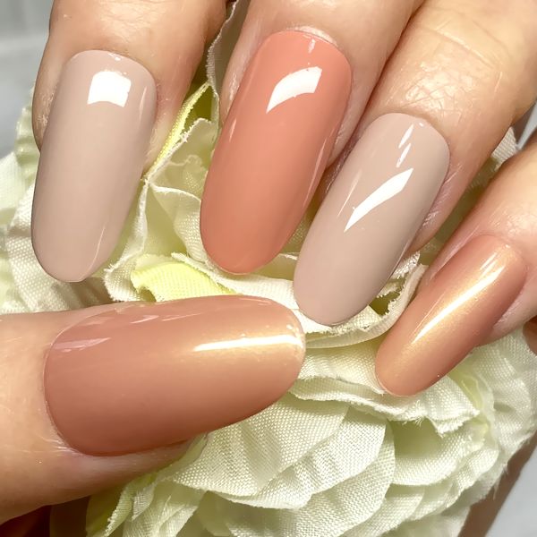 楽天市場】☆ブロッキングフレンチネイル☆ヌーディーピンク