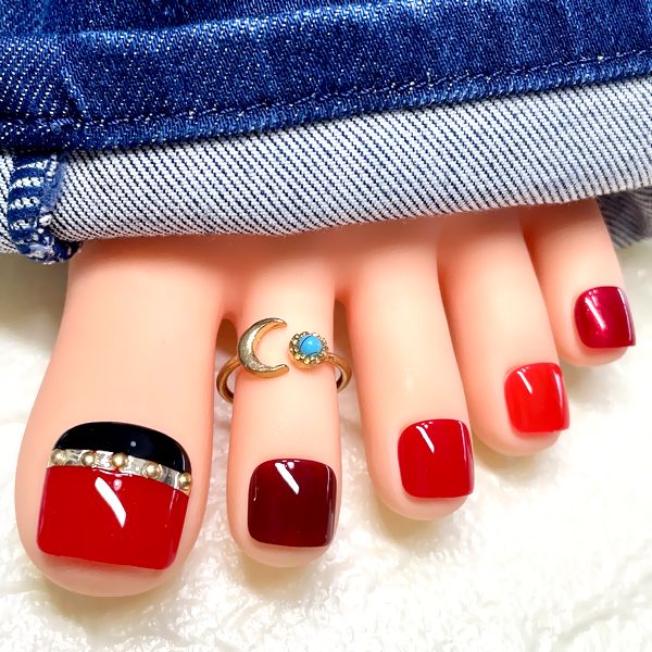 楽天市場】☆ぱっきりオレンジフットネイル☆強力両面テープ1回分