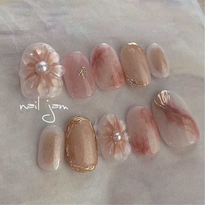 ［18］ネイルチップ うるうるネイル うる艶 ぷっくり お呼ばれ オーダー 18］ネイルチップ うるうるネイル うる艶 ぷっくり お呼ばれ