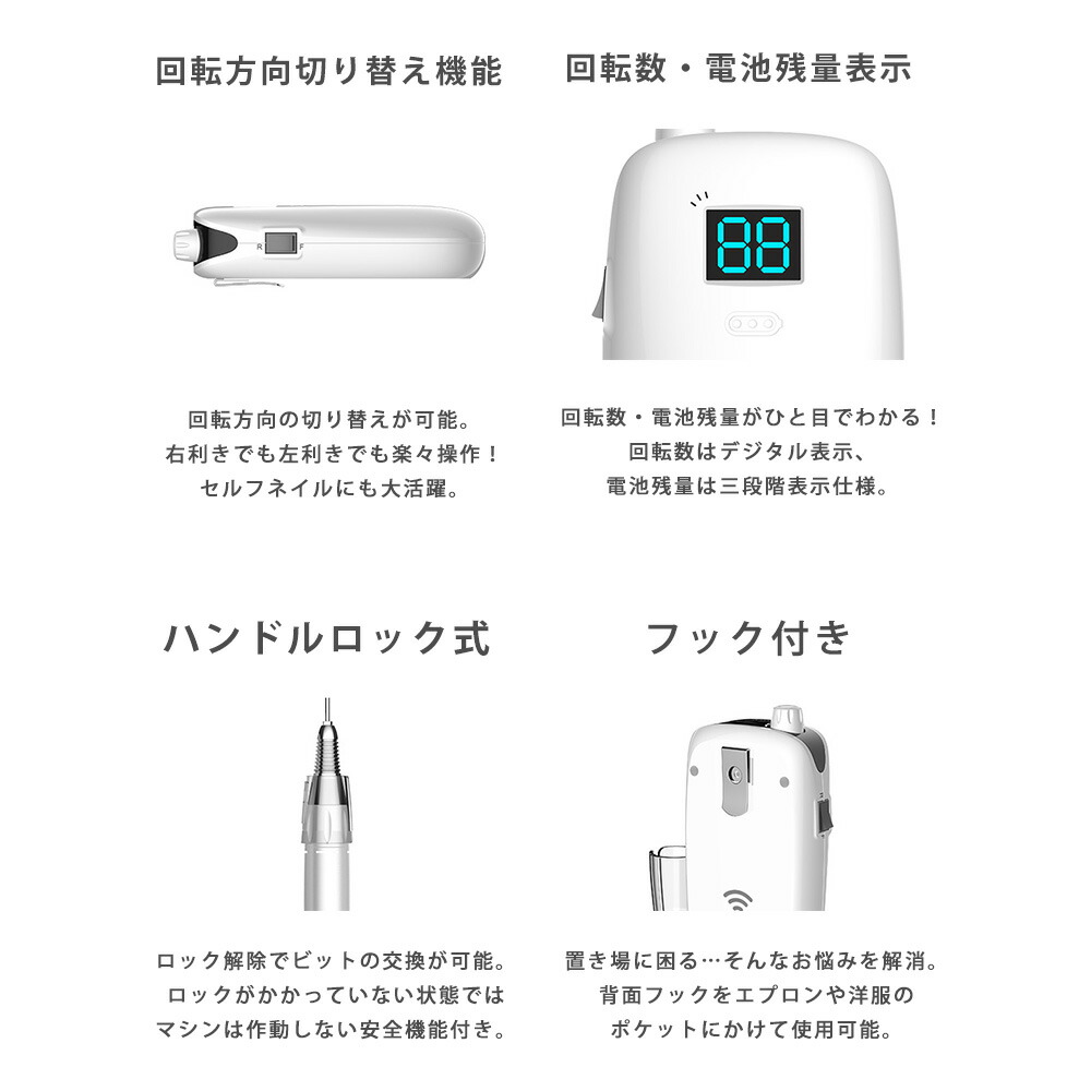 楽天市場 Irogel ポータブルネイルマシーン おうち時間 ジェルネイル ネイルマニア 東京発ジェルネイル