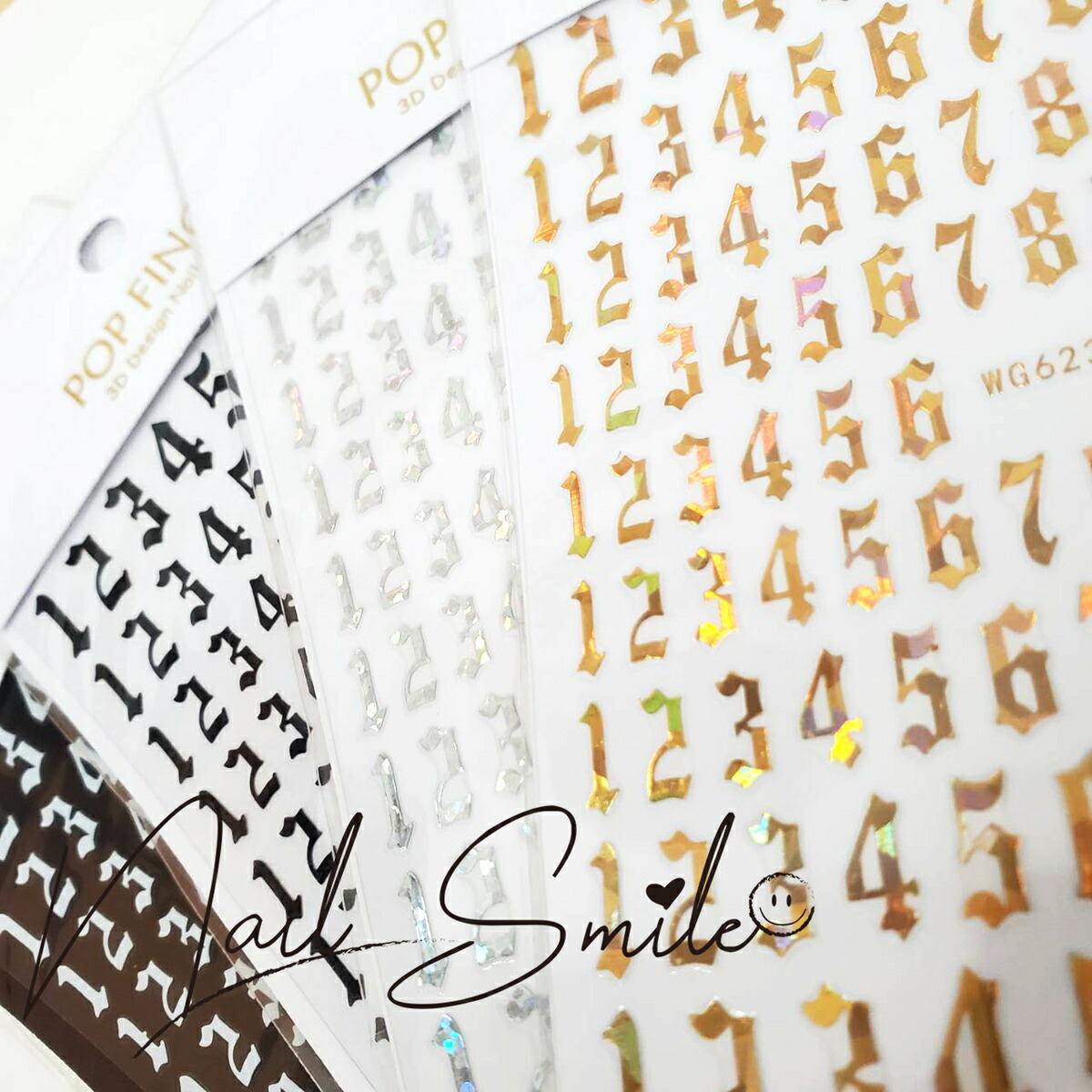 楽天市場】【最安値に挑戦】ネイルシール[171]アルファベット