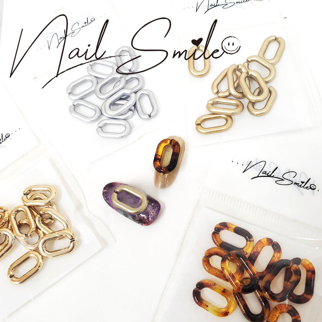 楽天市場】【バラ売り】オーバル チェーン リング 全6種 【1個