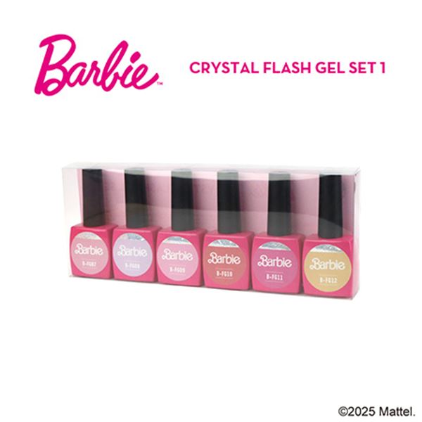 Barbie バービークリスタルフラッシュマグ1＆2 12色セット 楽天市場】バービー Barbie クリスタルフラッシュジェル 10g 12