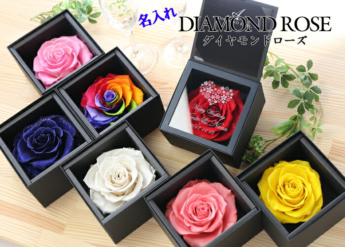 名入れ 現行 スーベニア その良く飾れる 名入れプリザ ダイアモンド退紅 ガラス加工 薔薇 薔薇 奢侈 プリザ プリザーブドフラワー 降誕日取り 婚媾祝す お母さんの日 親父の日 最短 Acilemat Com