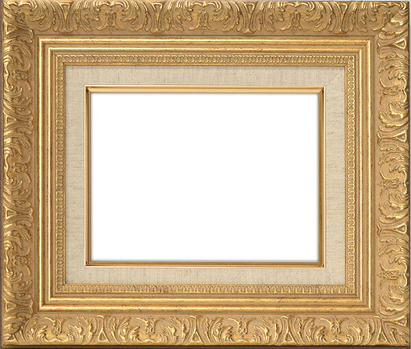 油絵 額縁 8209/アンティークゴールド F30号（910×727mm）前面UVカットアクリル仕様 【dras-34】【送料別商品】 油彩額 油額 油絵用額縁 キャンバス用