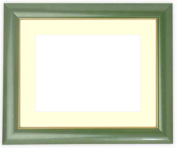 【楽天市場】水彩額 30009/パールグリーン 水彩F4（333×242mm）専用 前面ガラス仕様 マット付き：額縁専門店ないとう