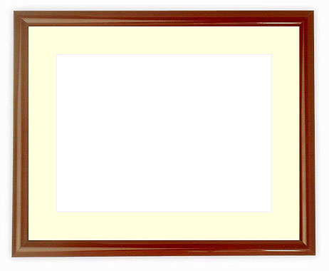 押し花額縁 713 赤タメ 49額サイズ(ガラス寸法483×393mm)