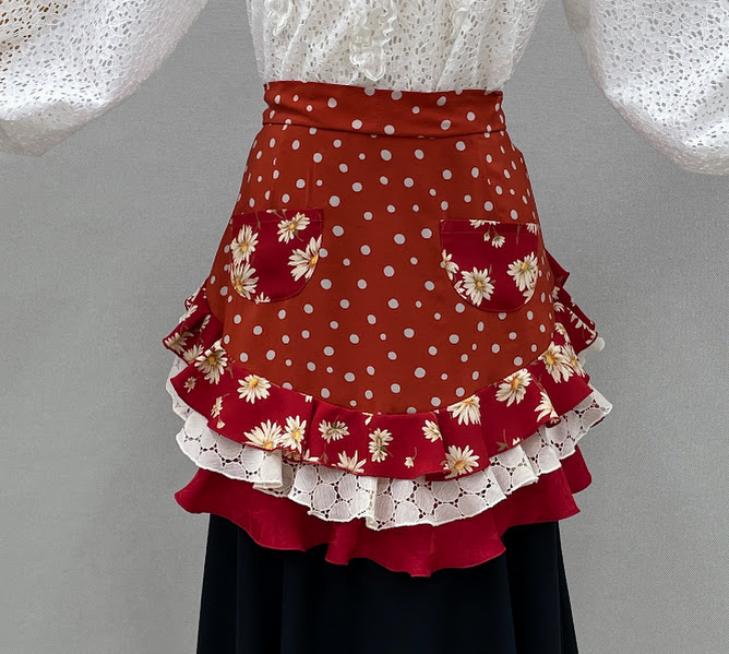 楽天市場】FFD-2401 スペイン製エプロン・ピキージョセット ブラック