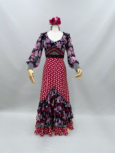 楽天市場】新ブランドnajanaja フラメンコ衣装 ワンピース 大きい 黒白