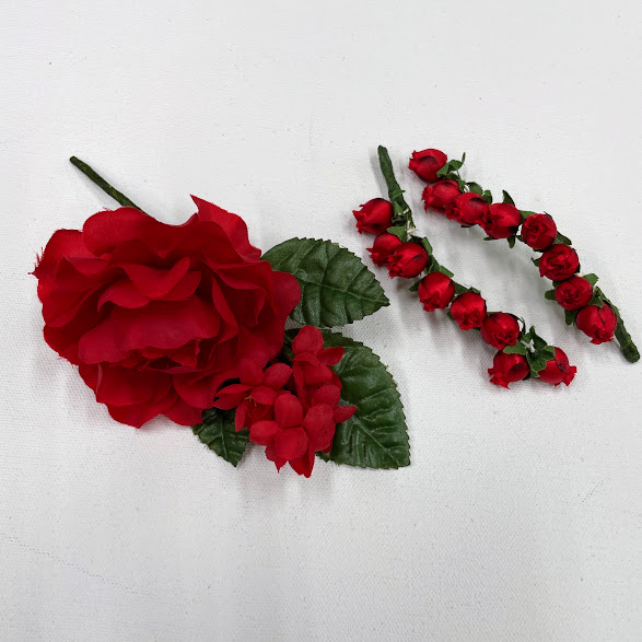 【新品】フラメンコ イヤリング 薔薇 緑 赤 レッスン 衣装 FCFF90E0-04D5-419F-9BB7-