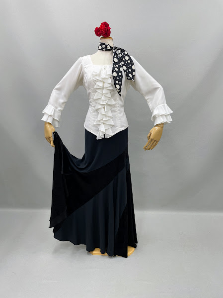 楽天市場】黒フラメンコ衣装 1点もの中古フラメンコ衣装ハイクオリティ