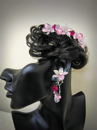 フラメンコ衣装 イヤリング ペイネタ セット キラキラ ビーズ ビジュー 髪飾り コーム 花モチーフ フラメンコ アクセサリー ピンク ベリーダンス ナジャハウス ピンクの花モチーフのイヤリング ペイネタセット 注意モニターの発色の具合によって実際のも Diasaonline Com