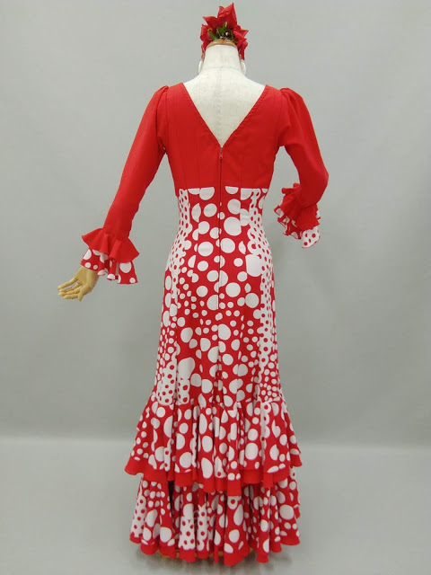 レンタル Rop 17 1 ファンダンゴ ホワイト アレグリアス 白 ワンピース ランダムドット 赤 水玉 レッド ハイウエスト