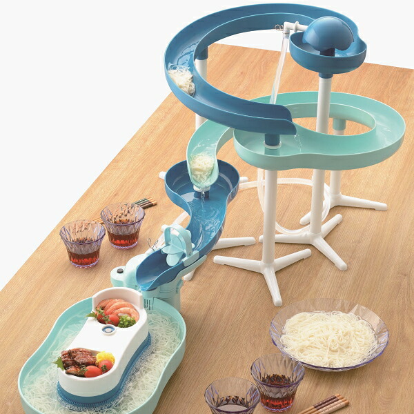 楽天市場】流麺 ツイストスライダーそうめん流し器720(ミント
