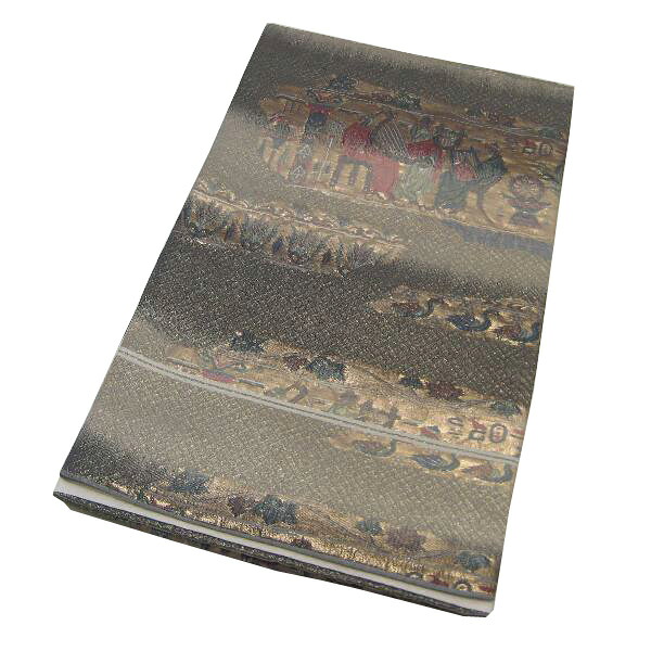 【新品】お仕立て上がり 六通柄 高級袋帯(正絹）