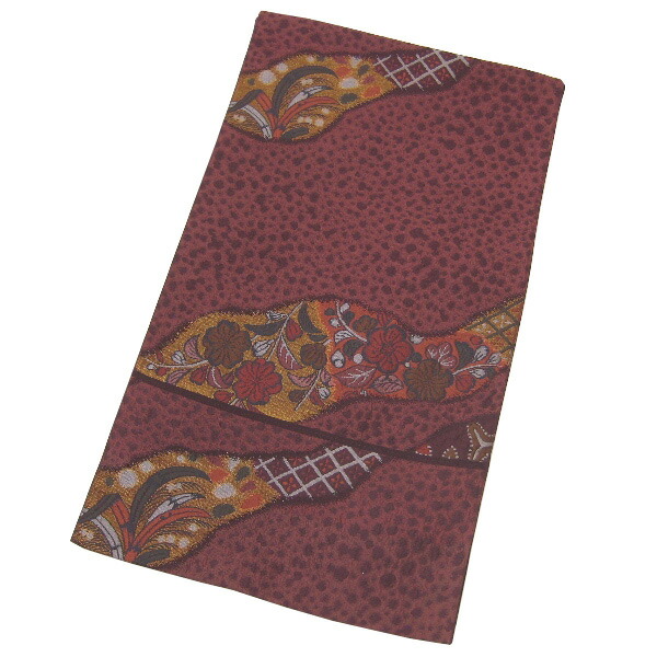 【中古】中古美品 六通柄 御前上等袋帯(正絹）