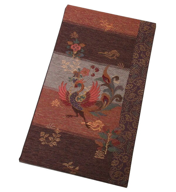【中古】中古美品 六通膜鳴楽器柄 御前上等袋帯(正絹)