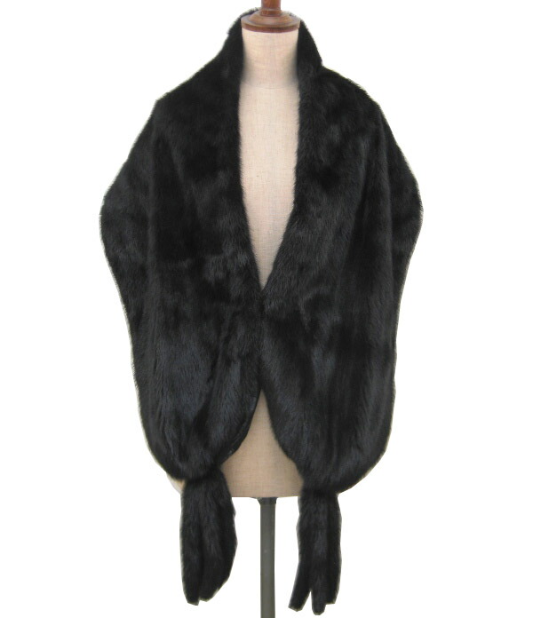 楽天市場】極美品▽White Bear ホワイトベアー MINK ミンク フリンジ