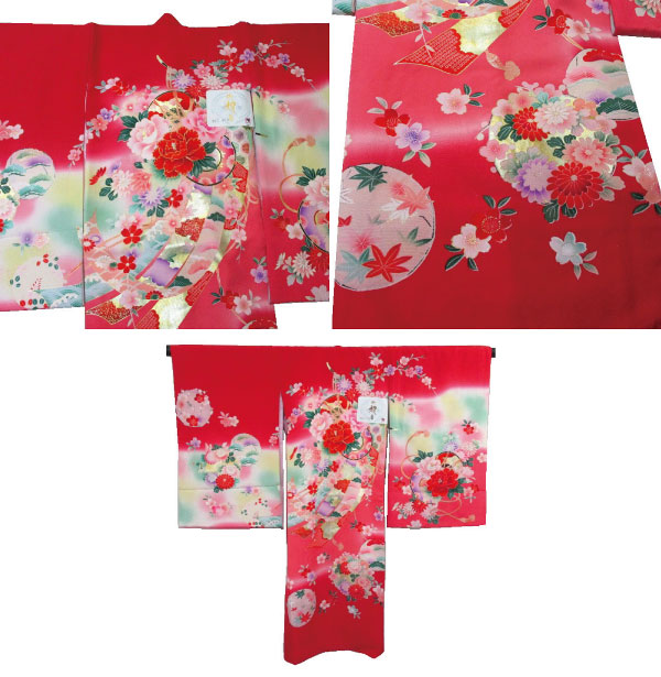 【特価品】【新品】女児 お宮参り 祝着(正絹）