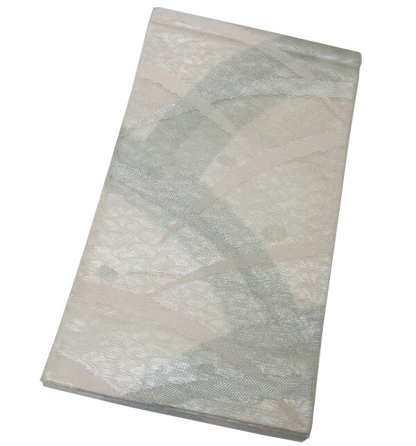 【中古】中古美品 夏物 太鼓柄 三重紗 袋帯(正絹)|なかひがし商店