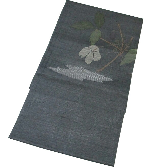 【中古】【新古品】夏物 紗九寸名古屋帯(正絹）