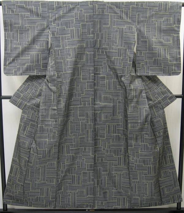 【中古】【新古品】訳あり 女袷 本場大島紬着物(正絹)