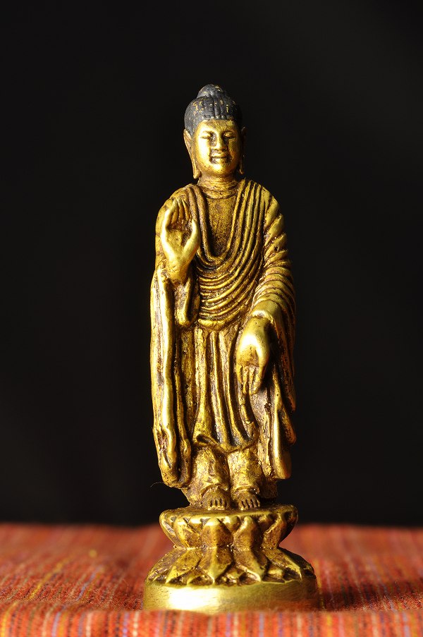 仏教美術 仏像 阿弥陀仏仏像 小仏像 銅製 銅器 極小仏像 阿弥陀如来｜大阪の仏像通販・販売なら仏像専門店 多羅堂