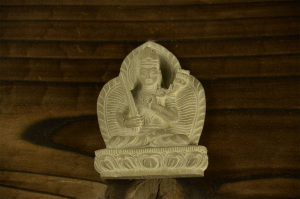 石仏 卯歳の守り本尊 文殊菩薩（浮き彫り）