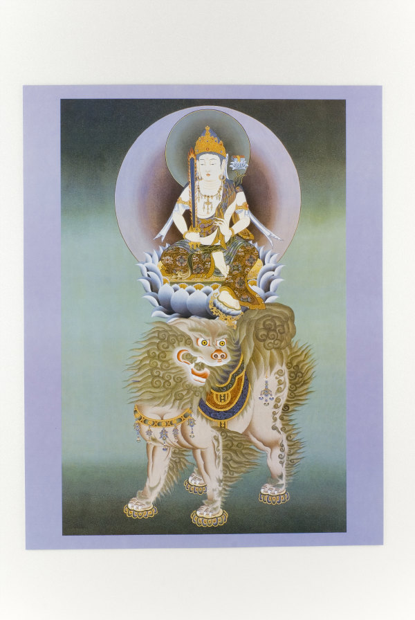 楽天市場 仏画ポスター 文殊菩薩 仏像仏画チベット美術卸の天竺堂