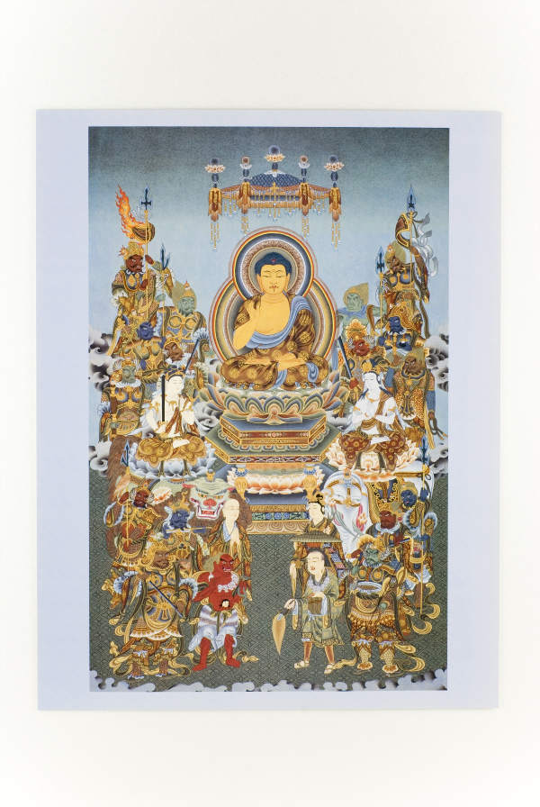 楽天市場】仏画色紙 胎蔵界曼荼羅 : 仏像仏画チベット美術卸の天竺堂