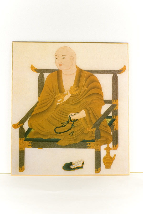 色紙絵　額入り　弘法大師空海　生誕1150年記念事業品 楽天市場】仏画色紙 弘法大師空海 送料無料 送料込み （※送料