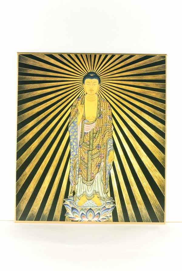 楽天市場 仏画ポスター 阿弥陀来迎図 仏像仏画チベット美術卸の天竺堂